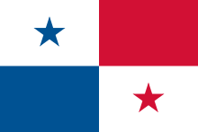 panamská vlajka